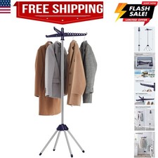 Clothes Drying Rack, 59-Inch Folding Laundry Drying Rack with 3 Rotatable Arm...