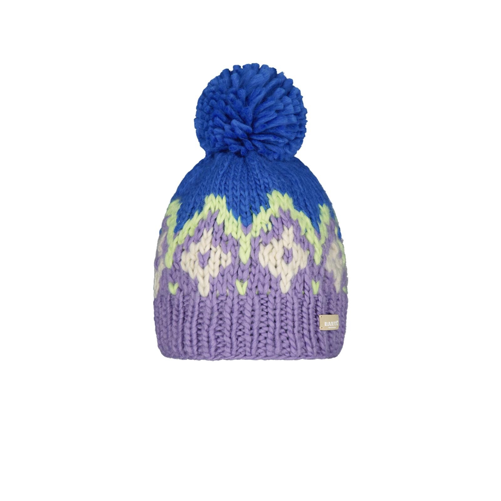 Barts Womens Curley Retro Wool Knitted Warm Winter Beanie Bobble Hat - Image 2