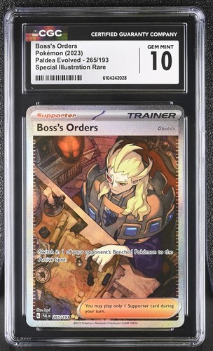 Boss's Orders (Ghetsis) graded CGC 10 for sale on eBay