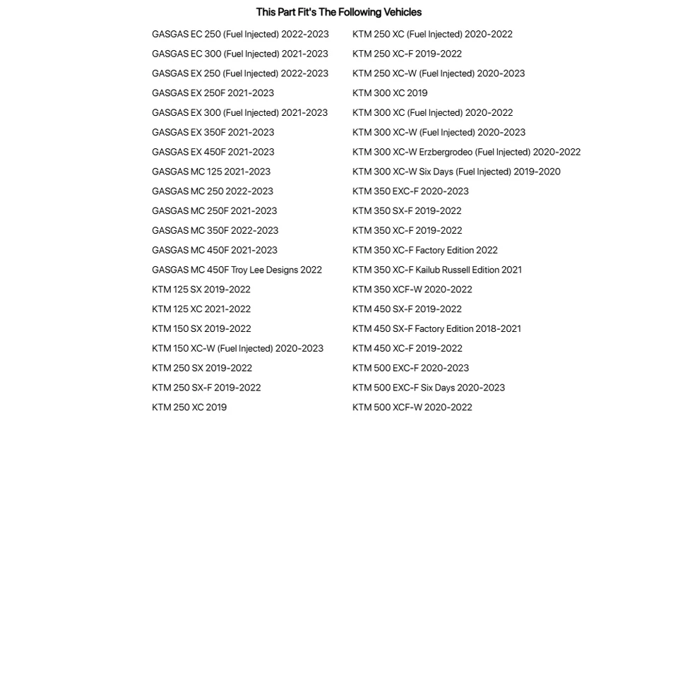 Perno de asiento Tusk Titanium para KTM 450 SX-F 2019-2022 Foto 2 de 2