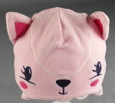 NWT New Gymboree Hat Pink Cat Kitten Fleece Size 12-24 Months