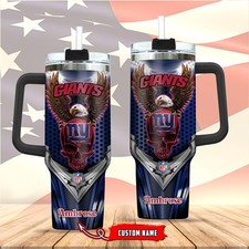 New***Giants Stanley 40oz Stainless Steel H2.0 Flowstate Quencher Tumbler2