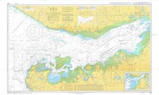 682 Inde Côte Ouest Golfe du Kachchh Carte Carte Maritime Mur Nautique Amirauté
