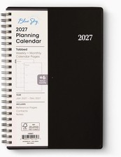 2027 Weekly Monthly Planner, 5"x8", Enterprise January 2027 - December 2027,
