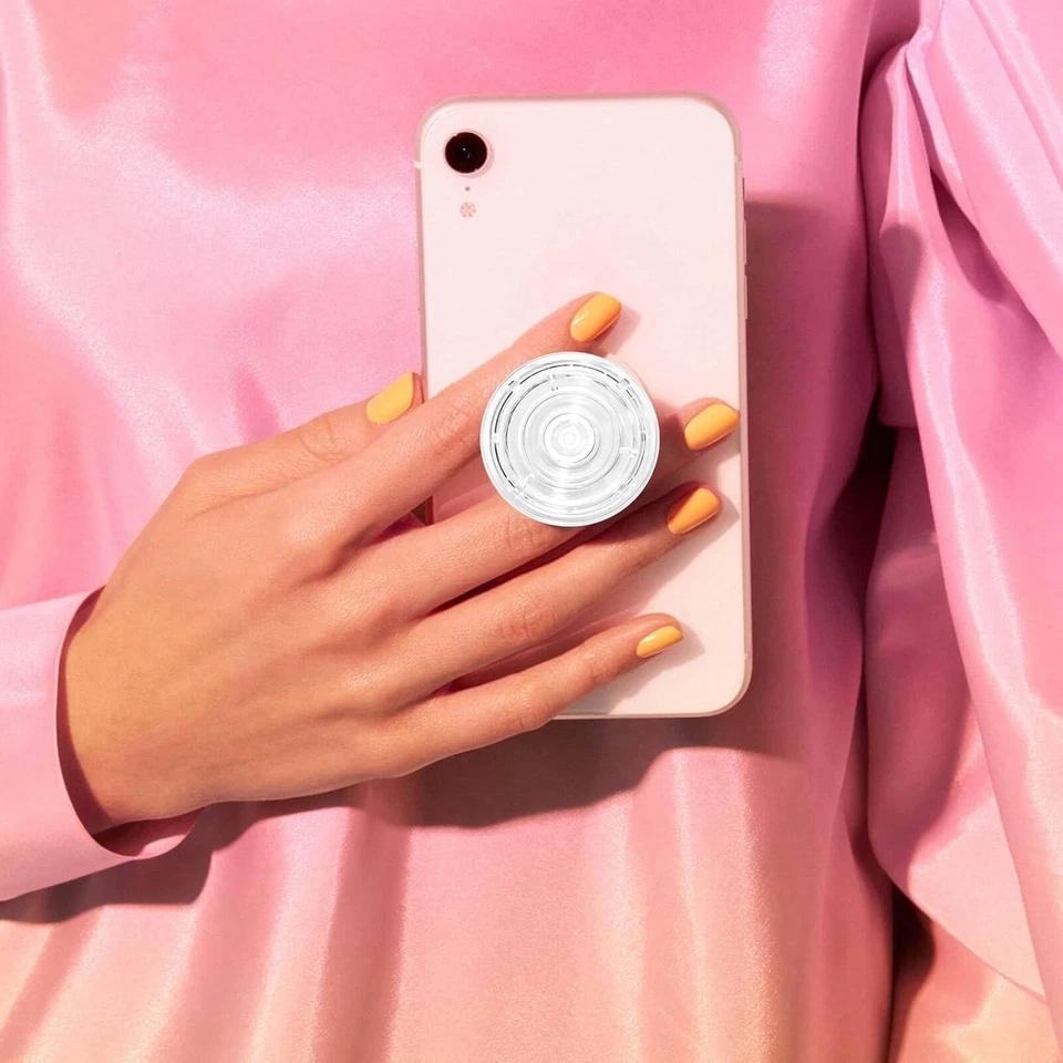 🔥Soporte de teléfono emergente para iPhone Samsung Google OnePlus, etc., transparente (claro)🔥 Foto 3 de 4