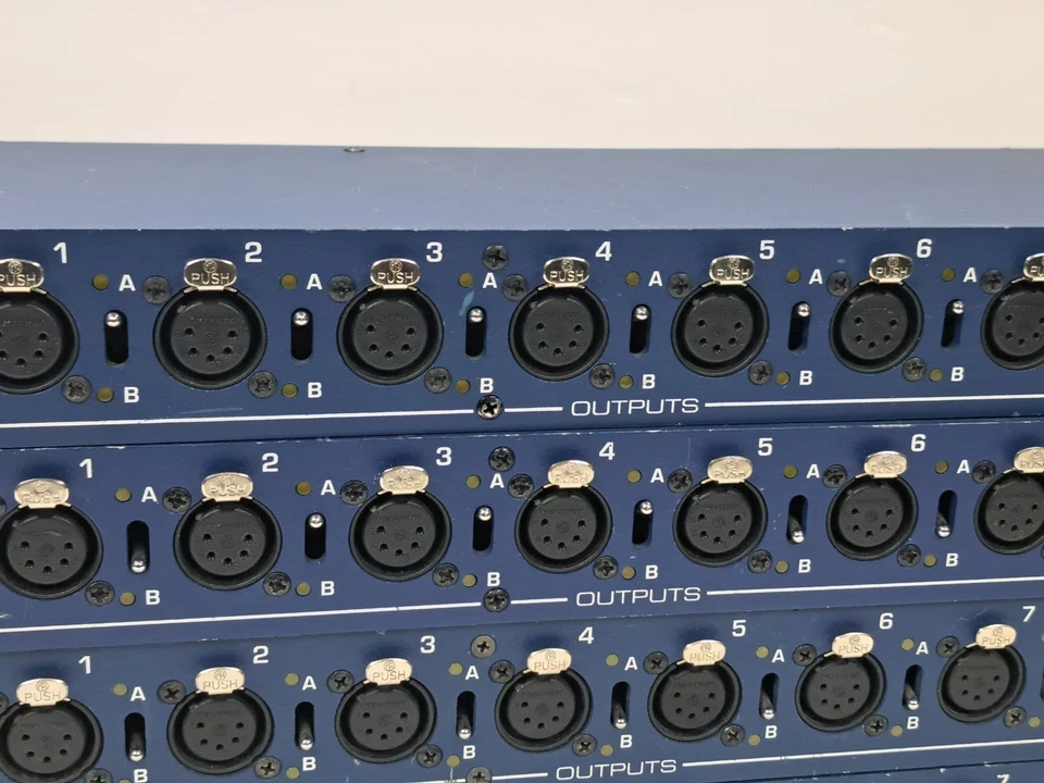 TMB ProPlex PPDDS285 DMX512 Opto-Splitter 2x8 2x 5-Pin XLR In 8x Out Rackmount - Image 4 of 4