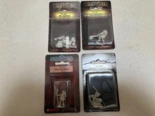 Ral Partha Crucible Metal Miniatures LOT x3 + Bonus Das Schwarze Auge