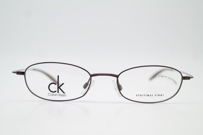 Vintage Brille Calvin Klein 5302 250 Violett Oval Brillengestell eyeglasses
