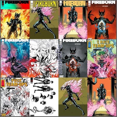 Fireborn #1 Cover A B C D E K L M N O Variant Set 1:15 25 50 Option Image Comics