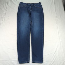 Curve Appeal Jeans Womens 8 29 Blue Essential Skinny Stretch Dark Wash Casual