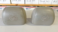 2005 Cadillac Escalade Oem Grey Embroidered Headrest Pair Genuine Oem Used Parts 2005 Cadillac Escalade Oem Grey Embroidered Headrest Pair Genuine Oem Used Parts