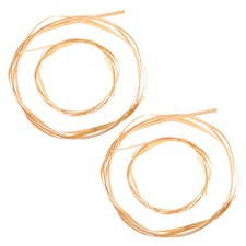 4Pcs Reusable Bamboo Strips for DIY Weaving Crafts Polished Beige Material