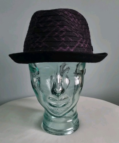 Bailey of Hollywood Cosgrove Fedora Filz Wollhut Gr. M lila & schwarz - Bild 2 von 9