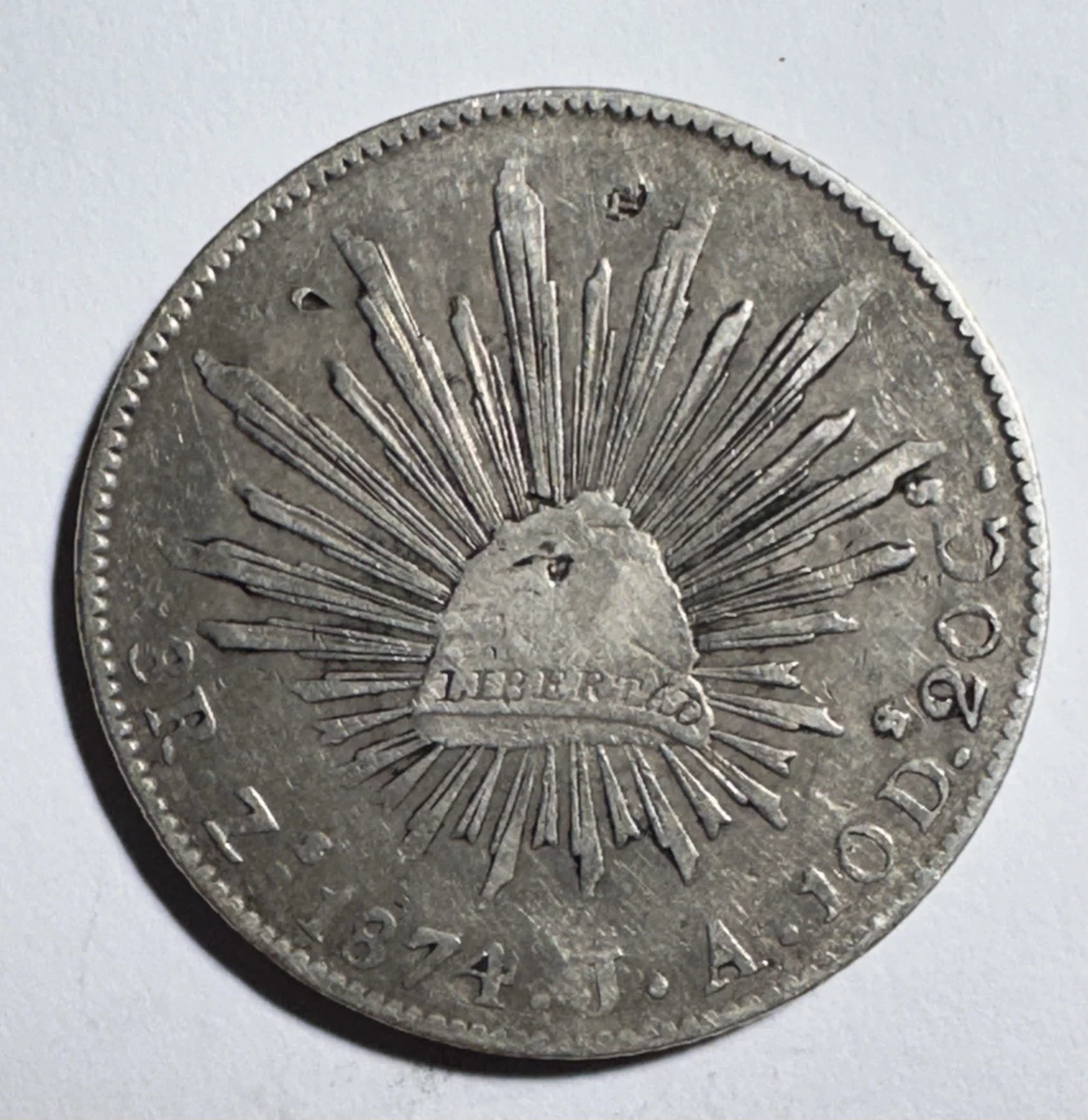 25+ Mexico 8 Reales Coin Second Republic of Coins (1867-1905) for