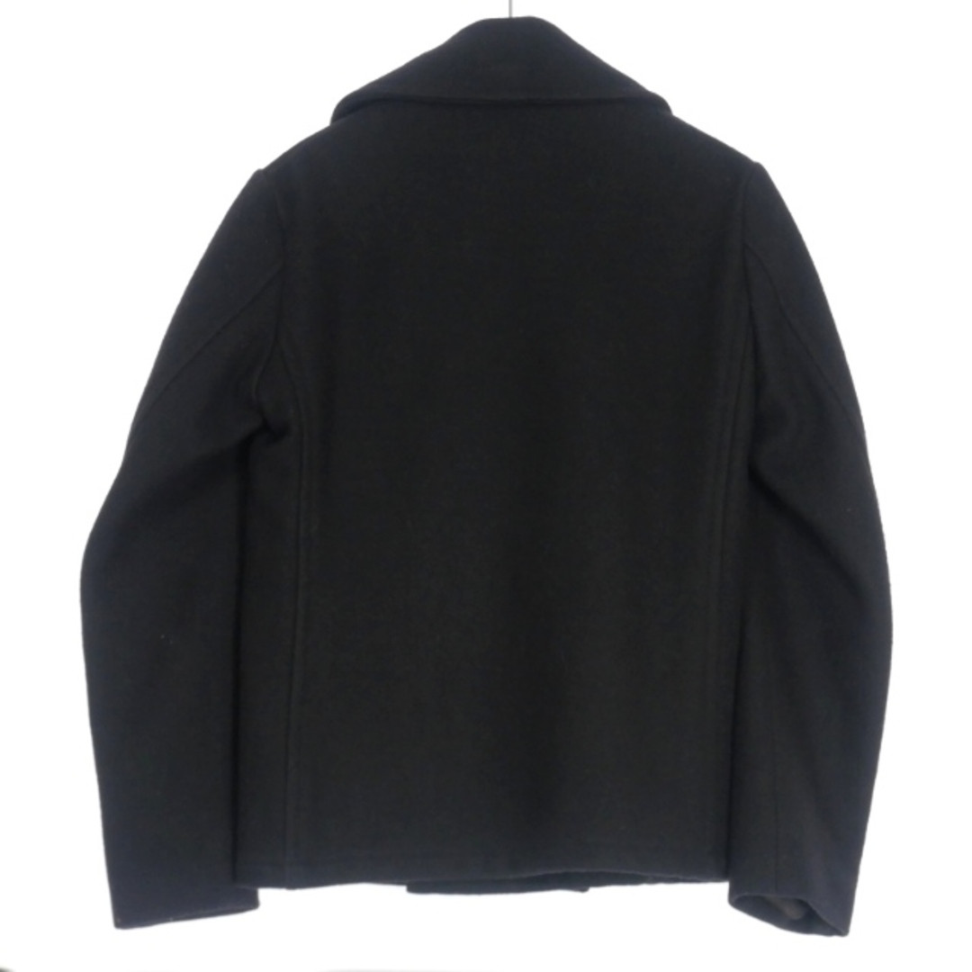 【希少品】 Fidelity Pコート  made in USA Fidelity P-Coat Peacoat Jacket with Pin Badge M Black Used