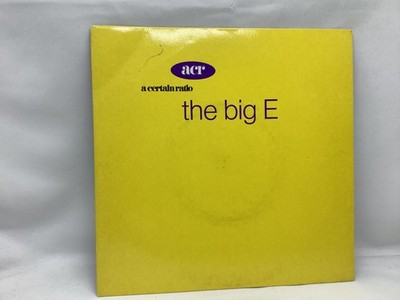 A Certain Ratio The big E 7'' vinyl single 1987 A&M Records