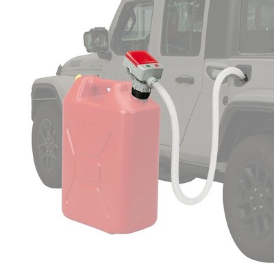 Electric Fuel Transfer Siphon Pump Battery Powered Gas Oil Water Liquid 2.4 GPM