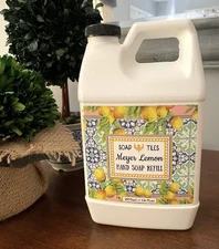 HOME & BODY CO. Meyer LEMON Hand Soap Refill Jug - JUMBO SIZE! 64 Oz. - NEW!