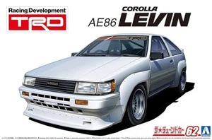 AOSHIMA 1/24 Toyota TRD AE86 Levin N2 Spec de course 1983 Kit modèle en plastique Y862223