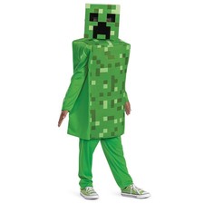 Minecraft Creeper Halloween Costume for Children, Boys Size M 8 , by Disguise
