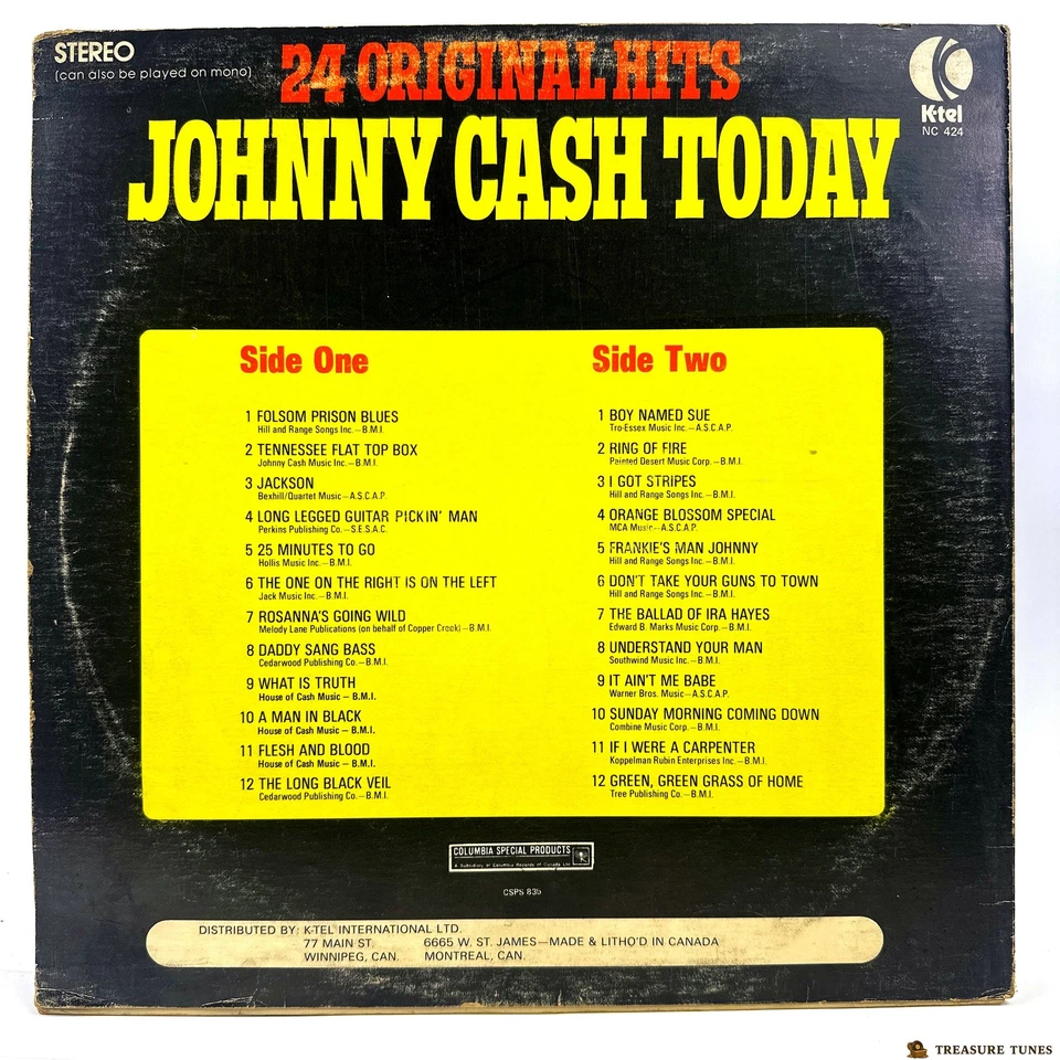 Johnny Cash – Johnny Cash Today (24 Of His Gre... - Image 3 of 4