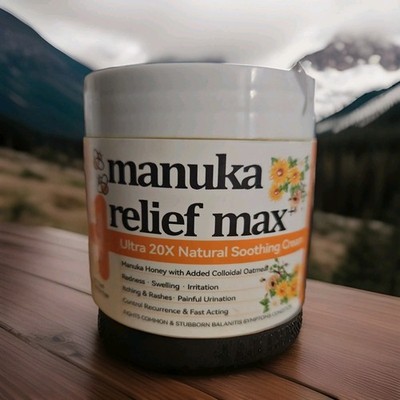 Max Strength Treat Natural Organic Manuka Honey Cream Ointment.Soothing Relief.