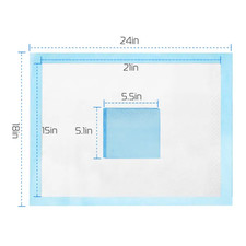 50 Pack Dog Training Pads Leak Proof Super Absorbent Puppy Pee Pads Quick Dry Di