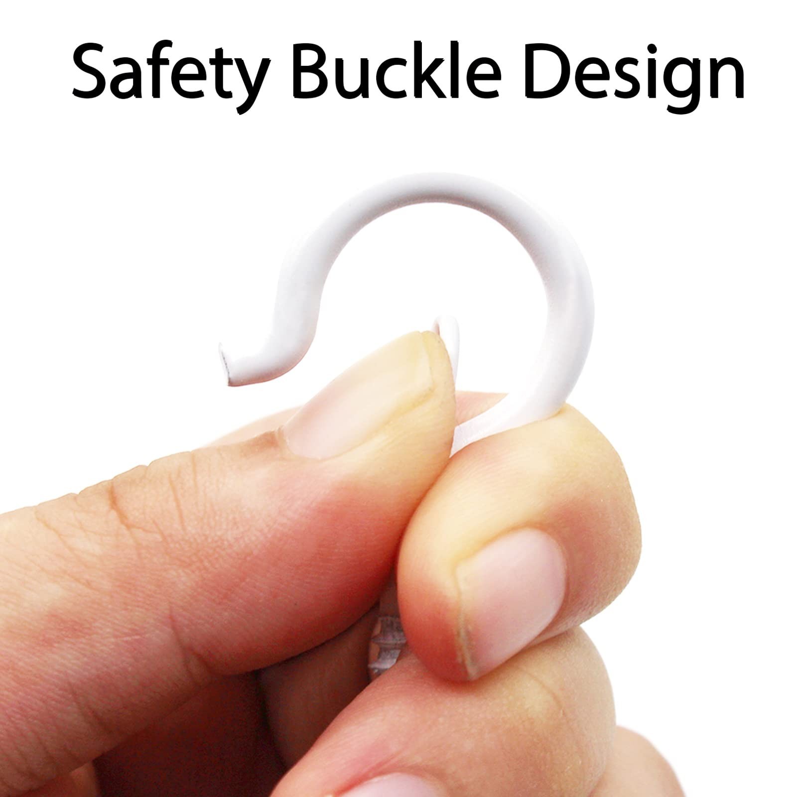 Benvo 10Pcs Q-Hanger Hooks String Lights Hooks Easy Release Screw Hanger Outd...