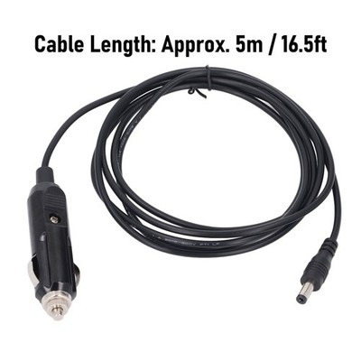 Rectangular Satellite DC Power Cable Replacement For Mini To Car Cigar Light SET