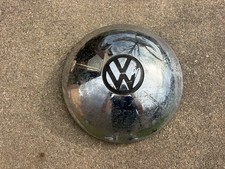 1 Vintage 1949-1965 Volkswagen Beetle Type 1 Dog Dish Hubcap 10-inch Oem