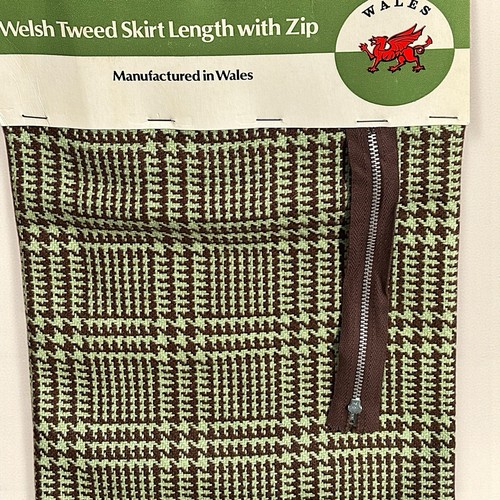 Vintage Welsh Tweed Fabric
