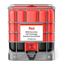 Red 50/50 Heavy Duty Extended Life Antifreeze - 275 Gallon Tote