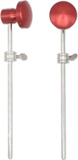 "2 Pieces Bass Drum Pedal Beater Aluminum Alloy Hammer Head Percussion Instrum..
