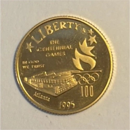 1995 Olympic Commemorative — photo from the most recent tracked eBay sale
