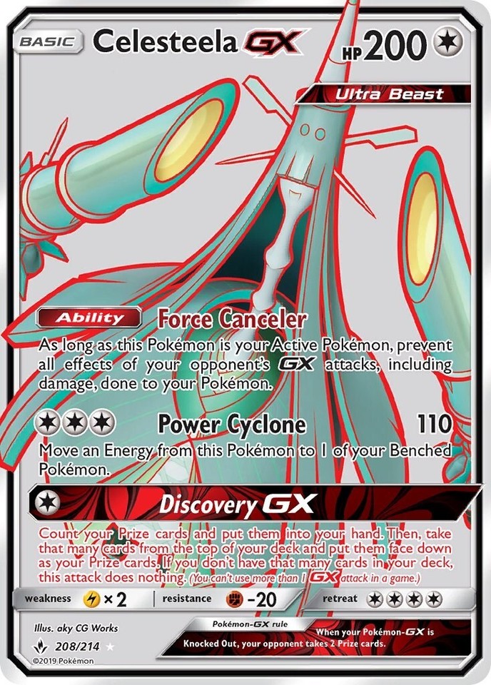 Celesteela GX 208/214 Sm-Unbroken Bonds - 1 of 1
