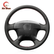 Black Artificial Leather Steering Wheel Covers For Honda Civic Odyssey Stream
