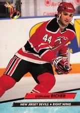 STEPHANE RICHER 1992-93 Fleer Ultra #117 New Jersey Devils Hockey Card
