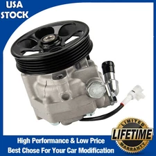 Power Steering Pump w/ Pulley For Subaru Forester 06-08 Impreza 2006-2007 2.5L