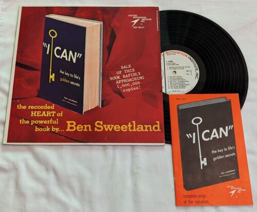 Ben Sweetland I CAN The Key To Life's Golden Secrets LP Mad Men SMI-1314 booklet