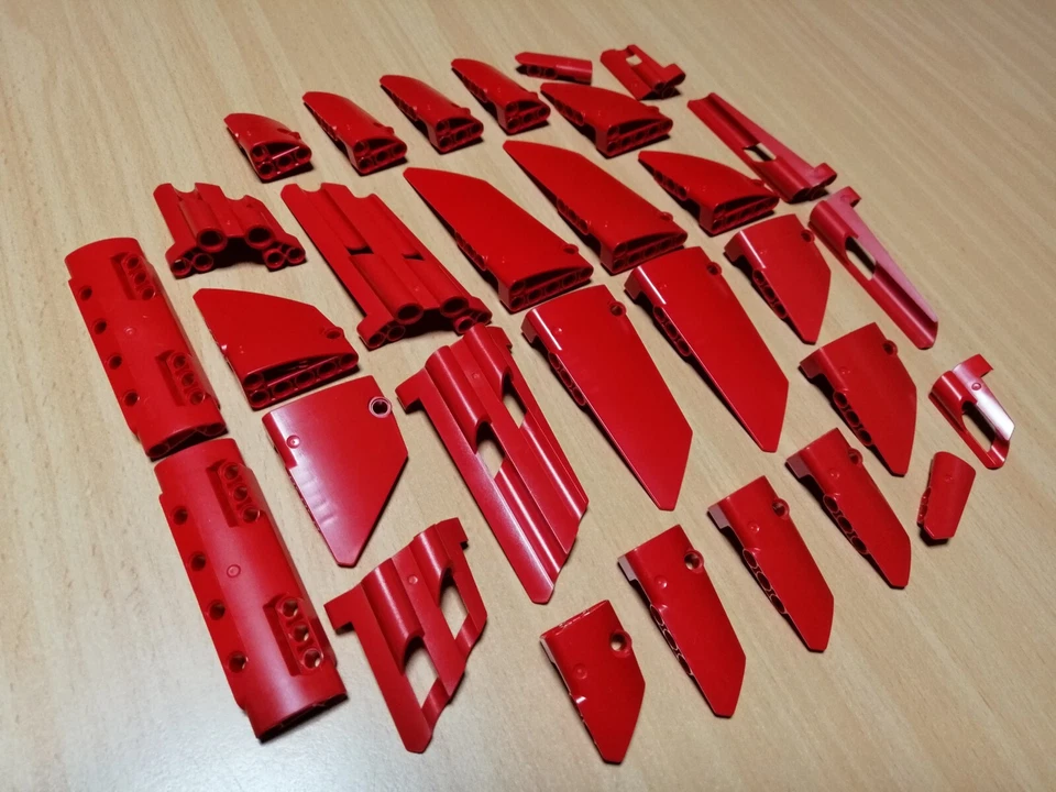 LEGO Technic Paneele Panels Verkleidungen rot / Technik Konvolut - Bild 4 von 4