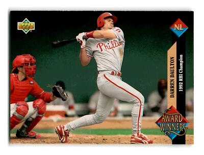 Darren Daulton 1993 Upper Deck #498 Philadelphia Phillies Mint to Gem