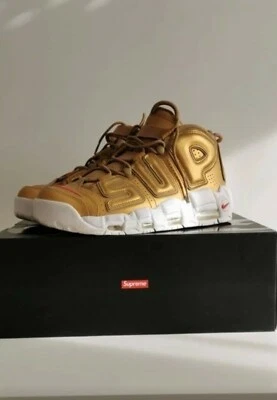 Nike Air More Uptempo Gold SUPREME - Photo 1/4