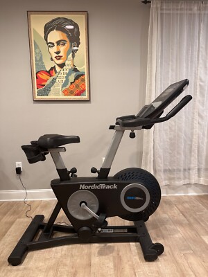 NordicTrack Studio Indoor Exercise Bike with 7  Smart HD Touchscreen