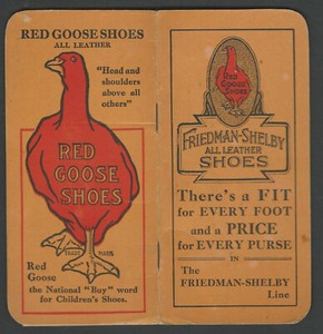 RED GOOSE CHILDREN’S SHOE Notebook FRIEDMAN-SHELBY INT’L SHOE CO