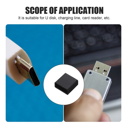 20 Pcs Silicone Cover USB Port Plug Datenleitungsschutz Computerstaubstopfen - Afbeelding 12 van 12
