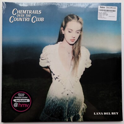 Lana Del Rey - Chemtrails Over The Country Club HMV RED VINYL LP w/ POSTER