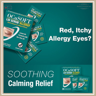 OCuSOFT Eyelid Cleanser Pads Allergy Relief Sensitive Skin Anti-Itch 30CT
