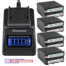 Kastar LCD Quick Charger Battery for Sony NPF950 NP-F960 NP-F970 NP-F990 PRO