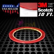 Genuine 3M VHB 4905 Clear Double-Sided Tape Mounting Automotive 2mm x 10FT