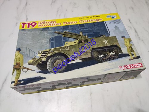 DRAGON 1/35 6496 T19 105mm Howitzer Motor Carriage Model Kit - Picture 2 of 7